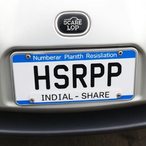 हाई सिक्यूरिटी नम्बर प्लेट (HSRP)